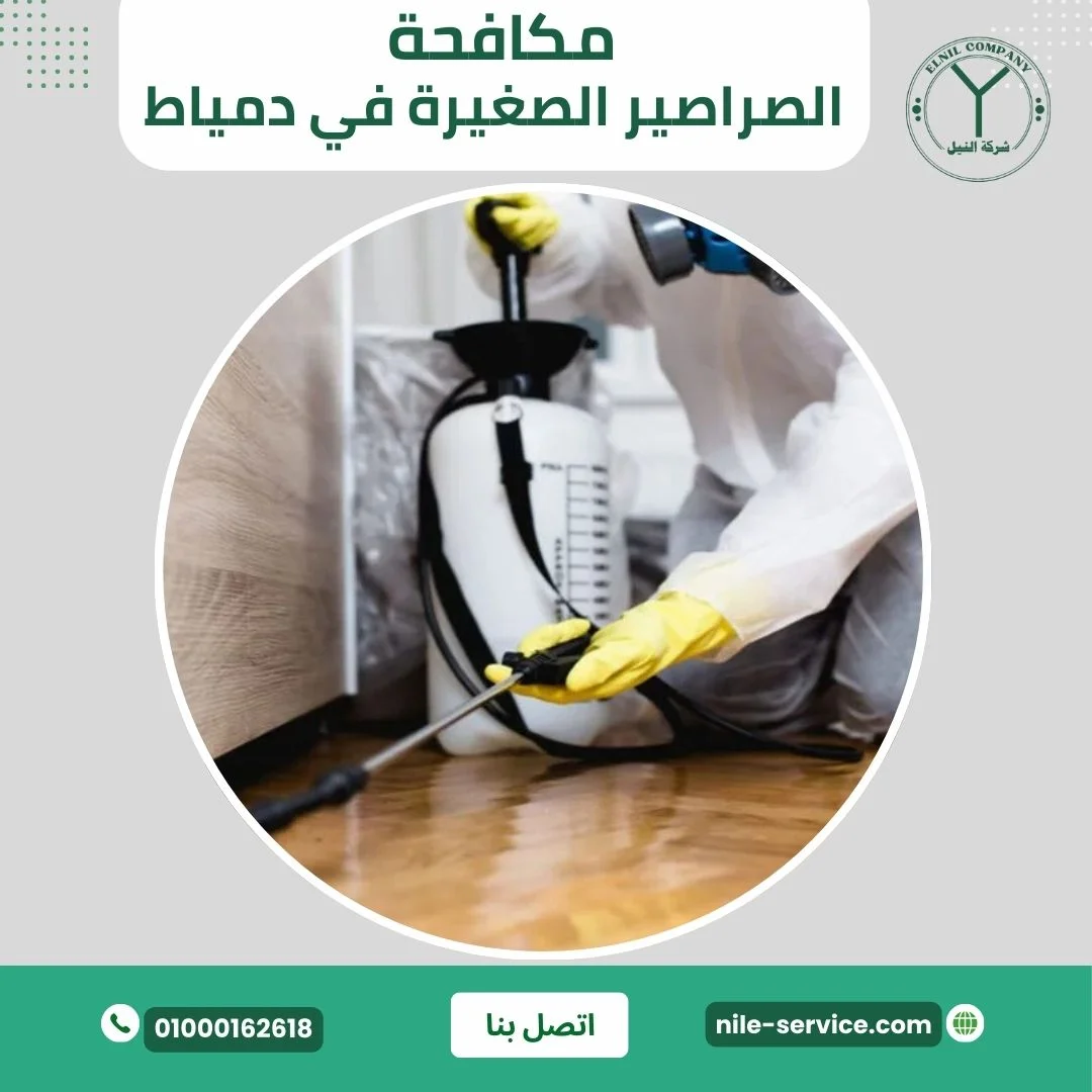 مكافحة الصراصير الصغيرة في دمياط