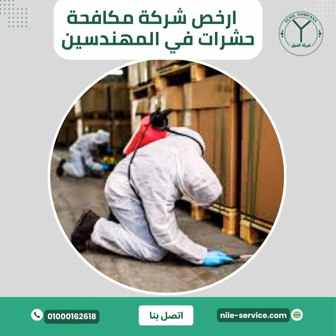 أرخص شركة مكافحة حشرات في المهندسين 